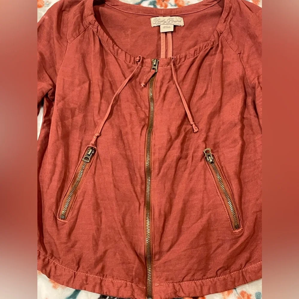 Lucky Brand linen blend jacket size Small - Picture 3 of 7